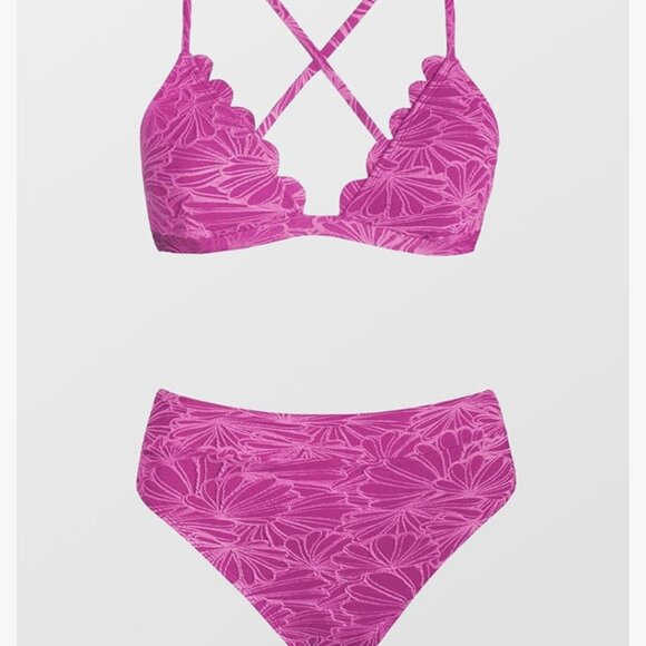 Two toned pink bikini - Picture 7 of 9